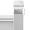 Casafield Privacy Screen - Outdoor Vinyl Fence Panel Enclosure for AC / Trash Bins / Pool Equipment